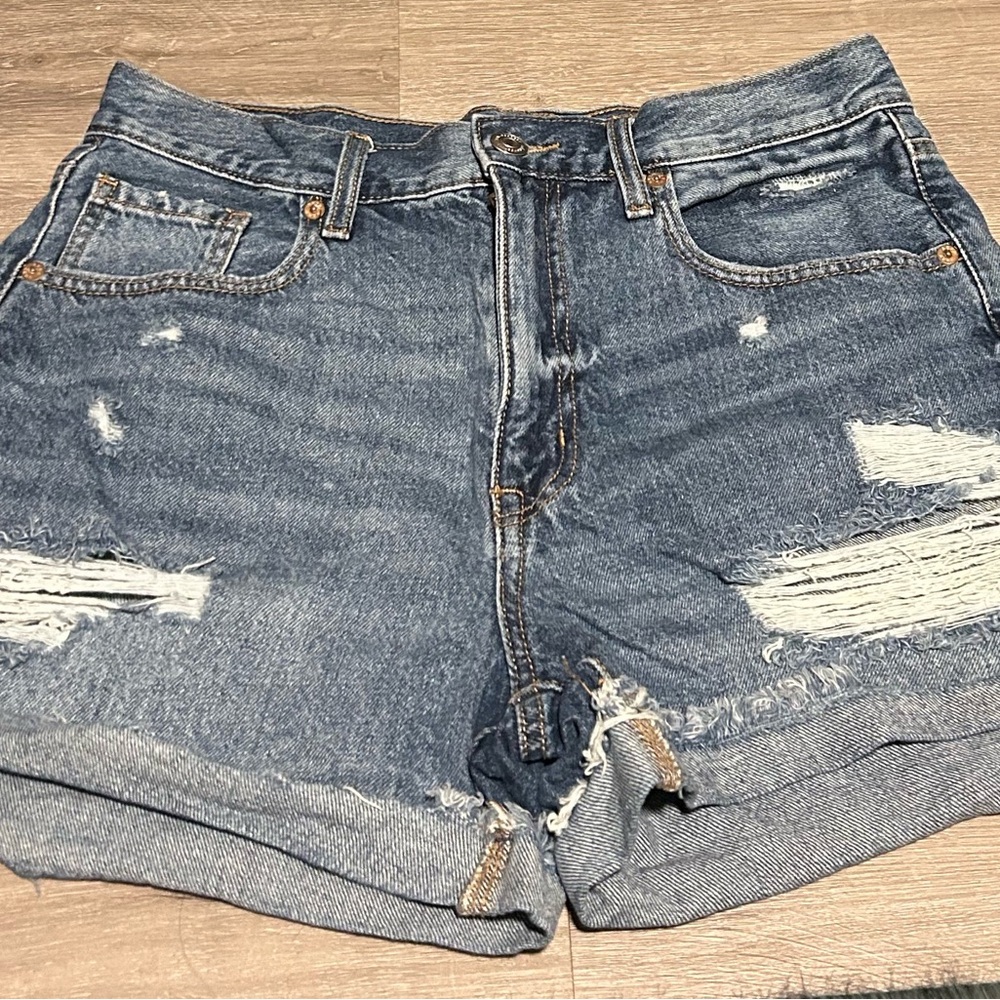 Denim Distressed Women's Shorts